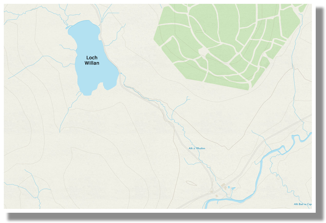 Loch Willan Map
